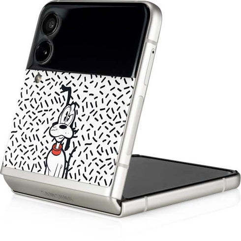 Disney Friends Pluto Confused Galaxy Z Flip3 5G Skin